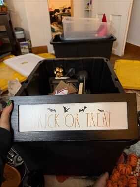 Rae Dunn Black Framed Sign “Trick or Treat”